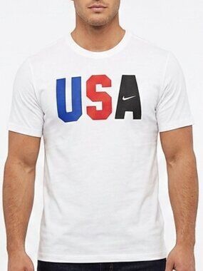 Nike Men's USA Graphic T-Shirt - White